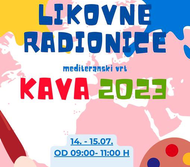 Plakat baške likovne radionice                                                                                                                                                                                                                            